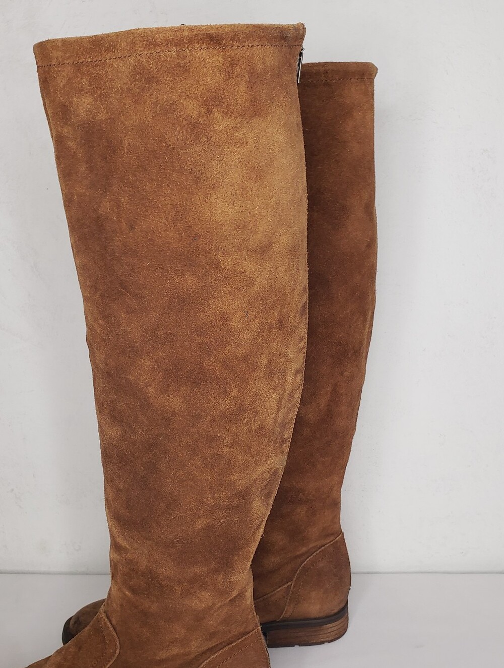Born Tall Suede Over-the-Knee Boots in Ruatic Brown - Picture 8 of 16